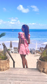 Pink Saint Barts Mini Dress