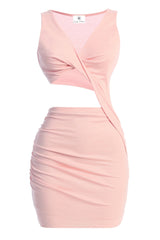 Lily Helu Pink Bali Dress Ghost Image